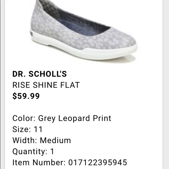 Dr Scholls two toned cheetah print flats - Picture 7 of 7